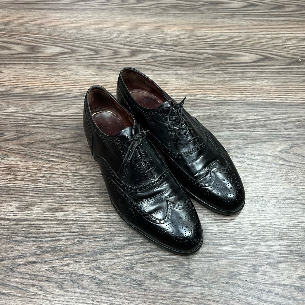 Florsheim Royal Imperial Black Wingtip Oxfords 9 D